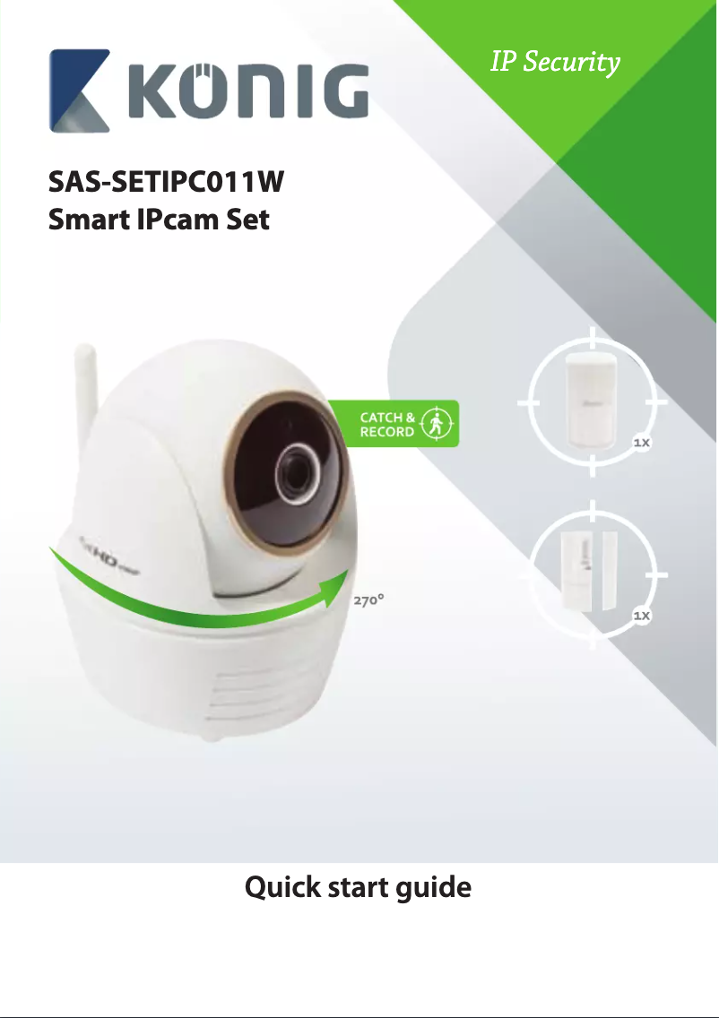 Image de la première page du manuel de l'appareil SAS-SETIPC011W