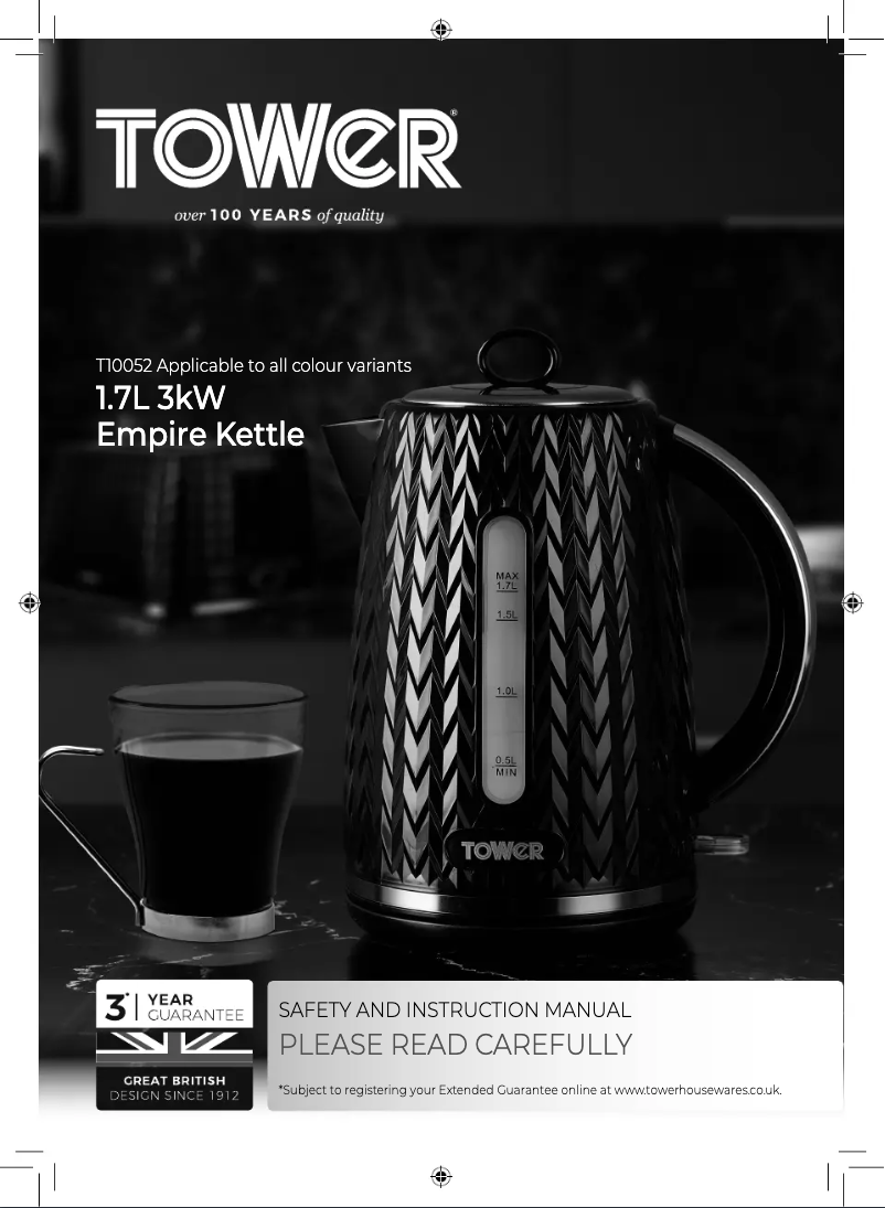 Page 1 de la notice Manuel utilisateur Tower Empire T10052