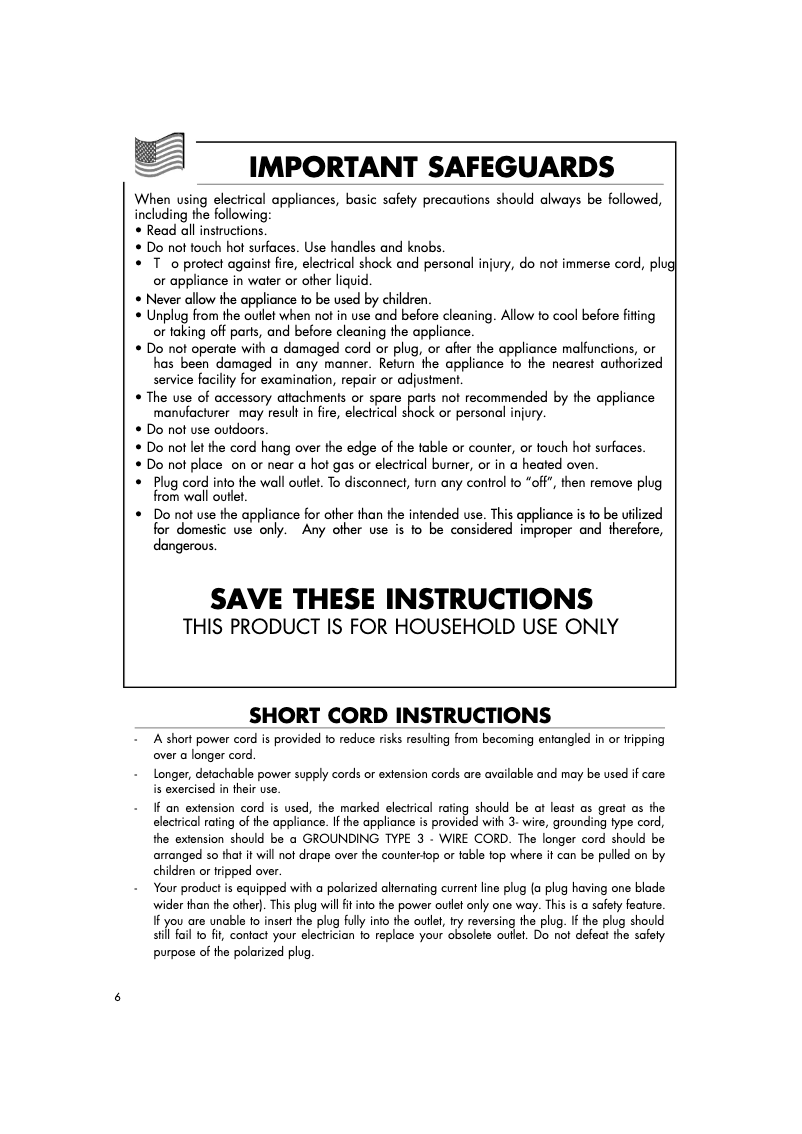 Page 1 de la notice Manuel utilisateur DeLonghi EC 701