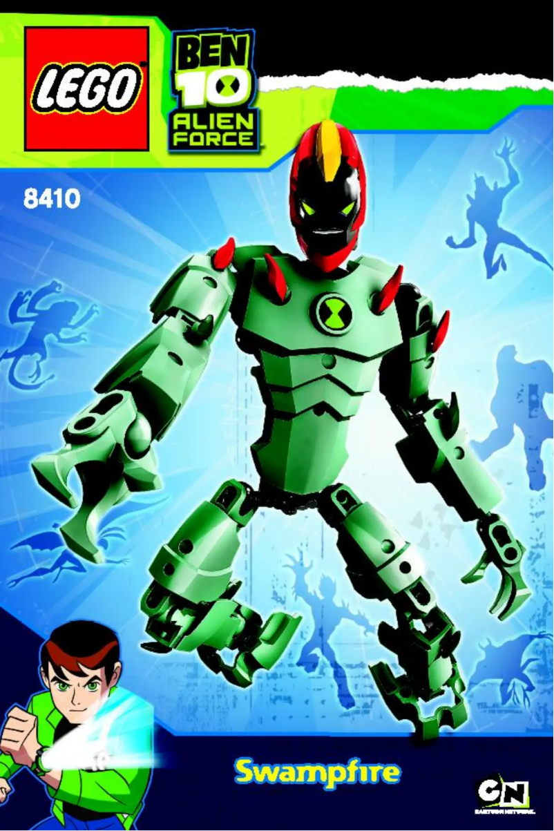 Page 1 of the manual Visual Instructions Lego Ben 10 8410