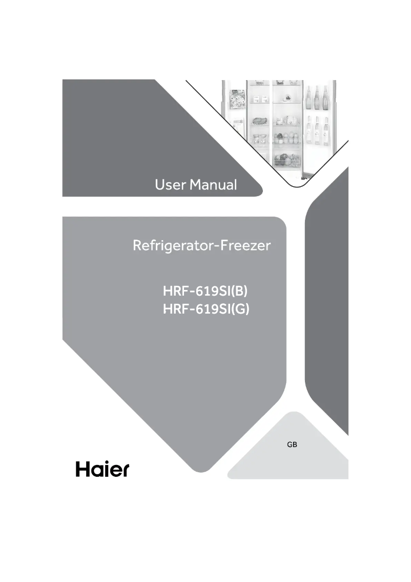 Page n°1 - Manuel utilisateur Haier HRF-IV600SBS