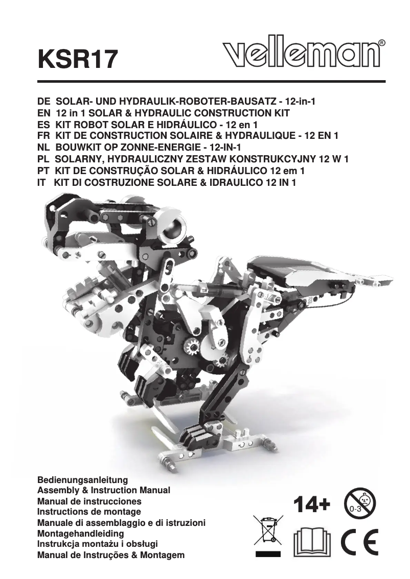 Image de la première page du manuel de l'appareil KSR17