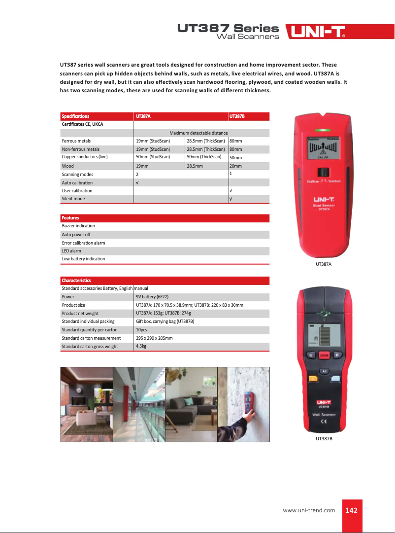 Page n°1 - Manuel utilisateur Uni-T UT387B