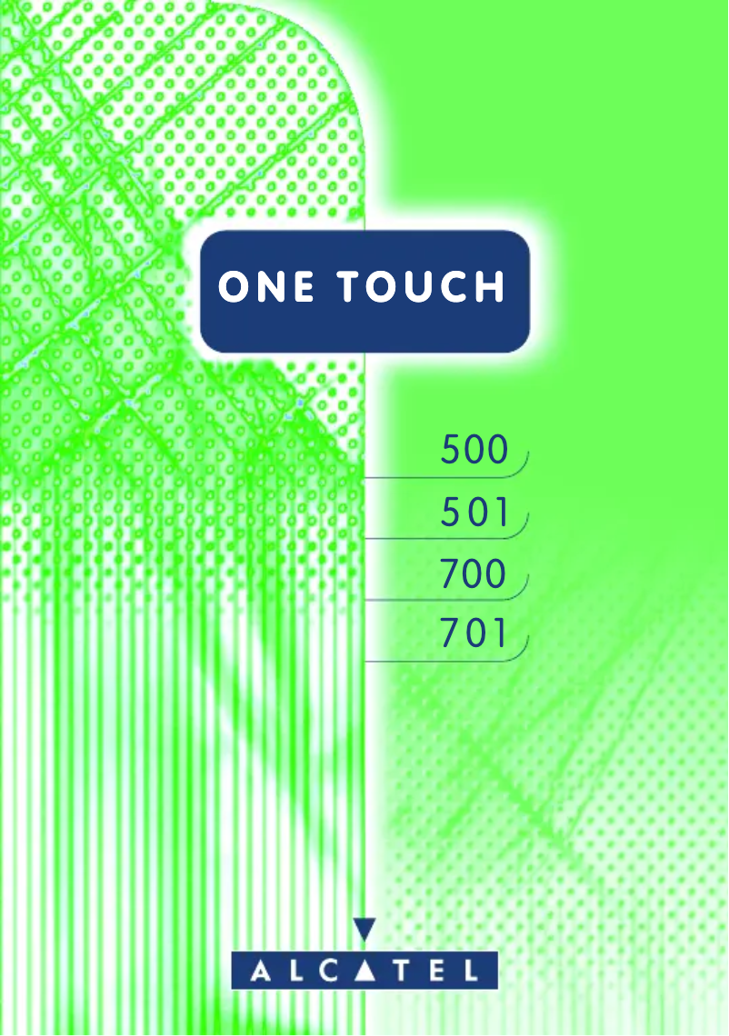 Image de la première page du manuel de l'appareil One Touch 501