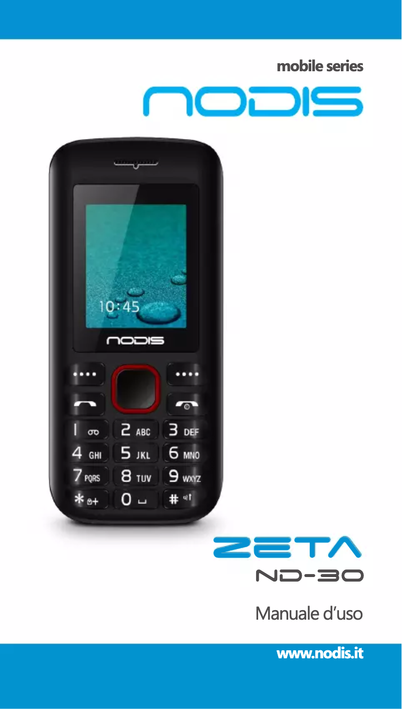 Page 1 de la notice Manuel utilisateur Nodis ND-30