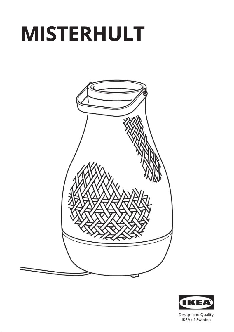 Image de la première page du manuel de l'appareil MISTERHULT 904.376.29