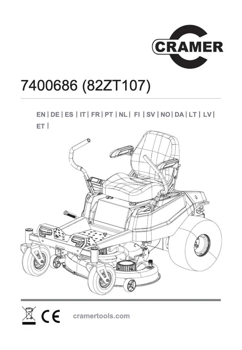 Image de la première page du manuel de l'appareil 82ZT107