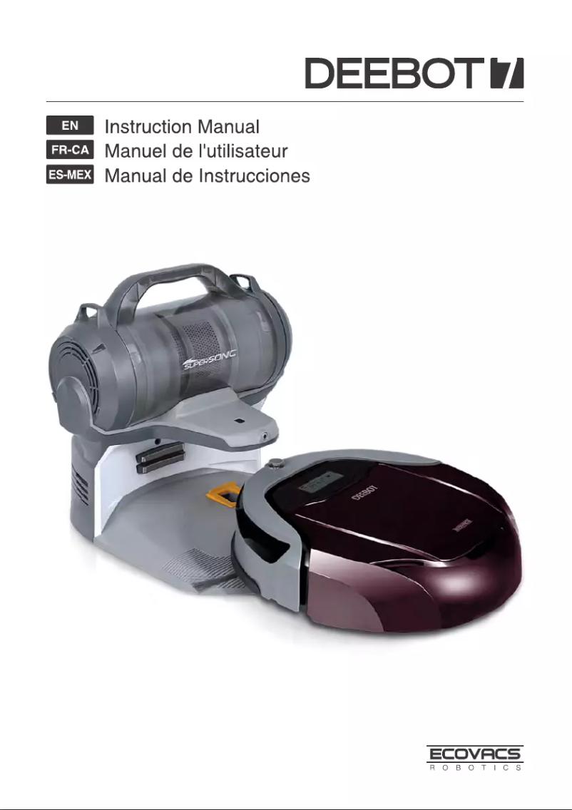 Page n°1 - Manuel utilisateur ECOVACS DEEBOT D79