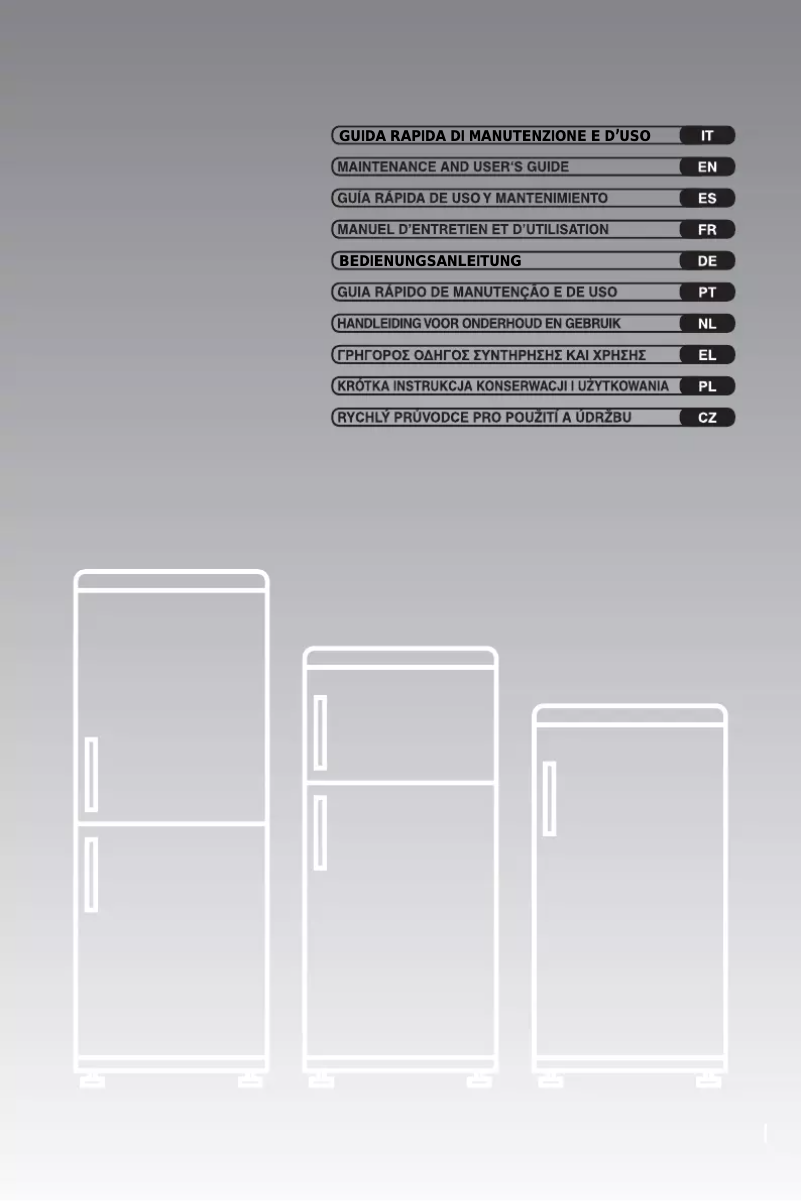 Page n°1 - Manuel utilisateur Candy CKCN6182IW/1