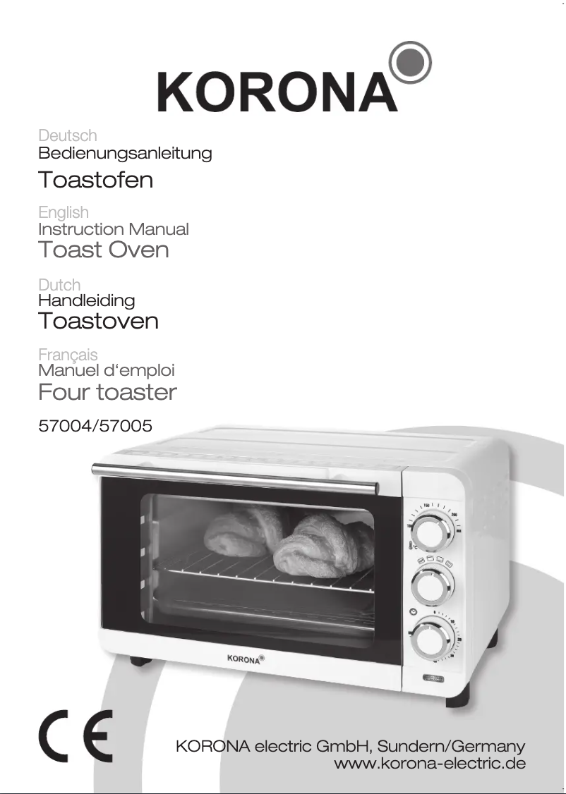 Page 1 de la notice Manuel utilisateur Korona 57004