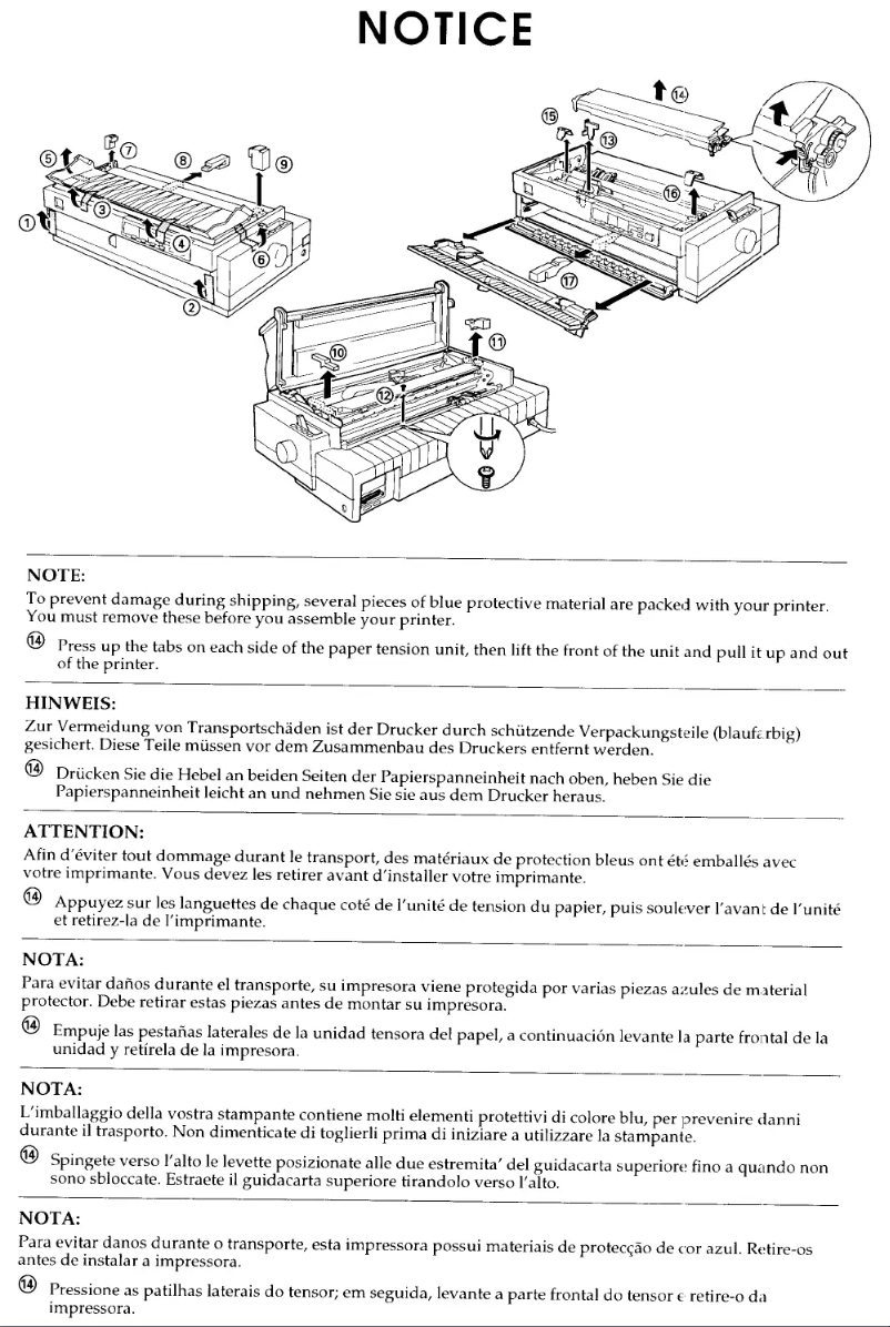 Image de la première page du manuel de l'appareil LQ-2180