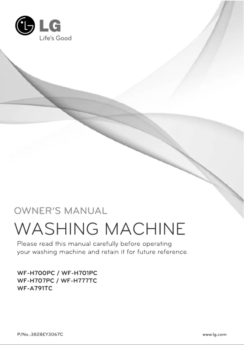 Image de la première page du manuel de l'appareil WF-A791TC