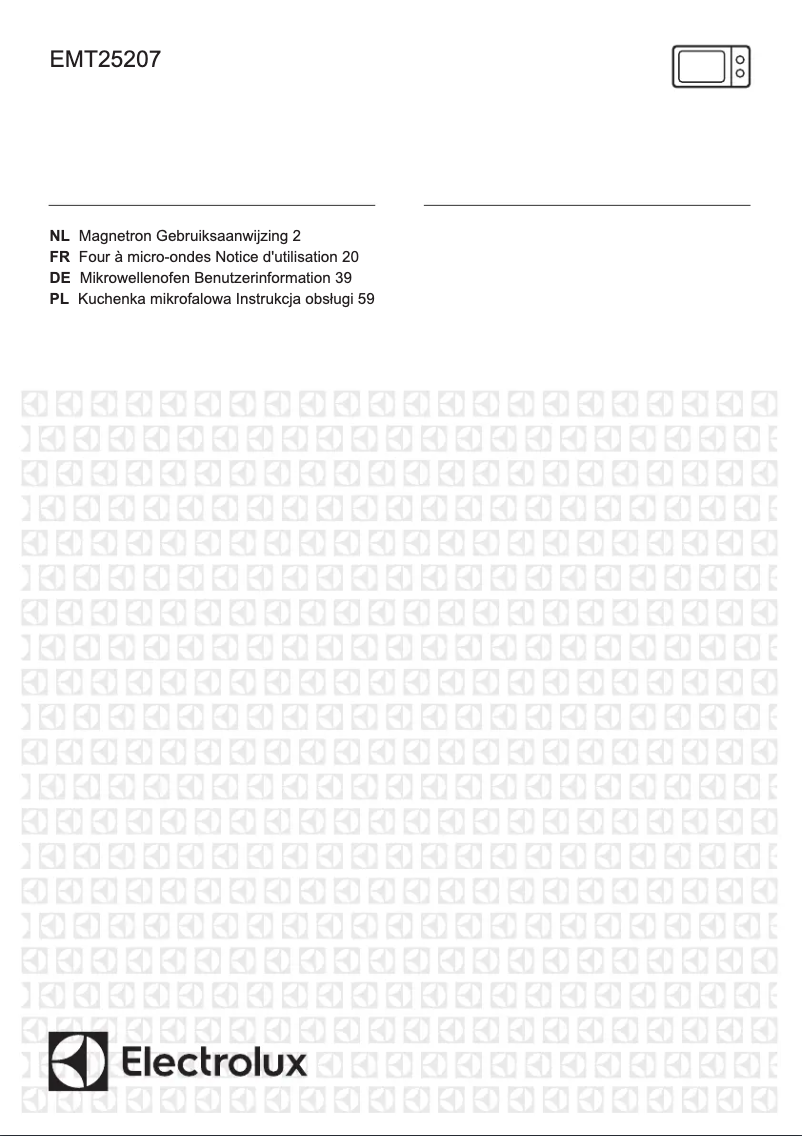 Image de la première page du manuel de l'appareil EMT25207