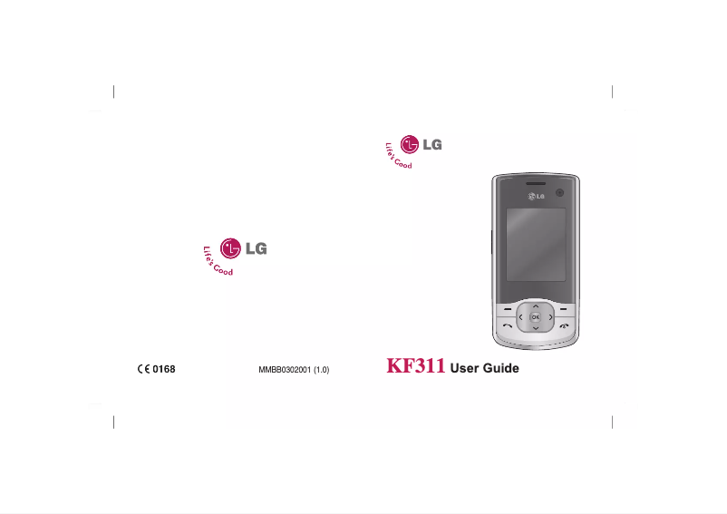 Página 1 del manual Manual de usuario LG KF311