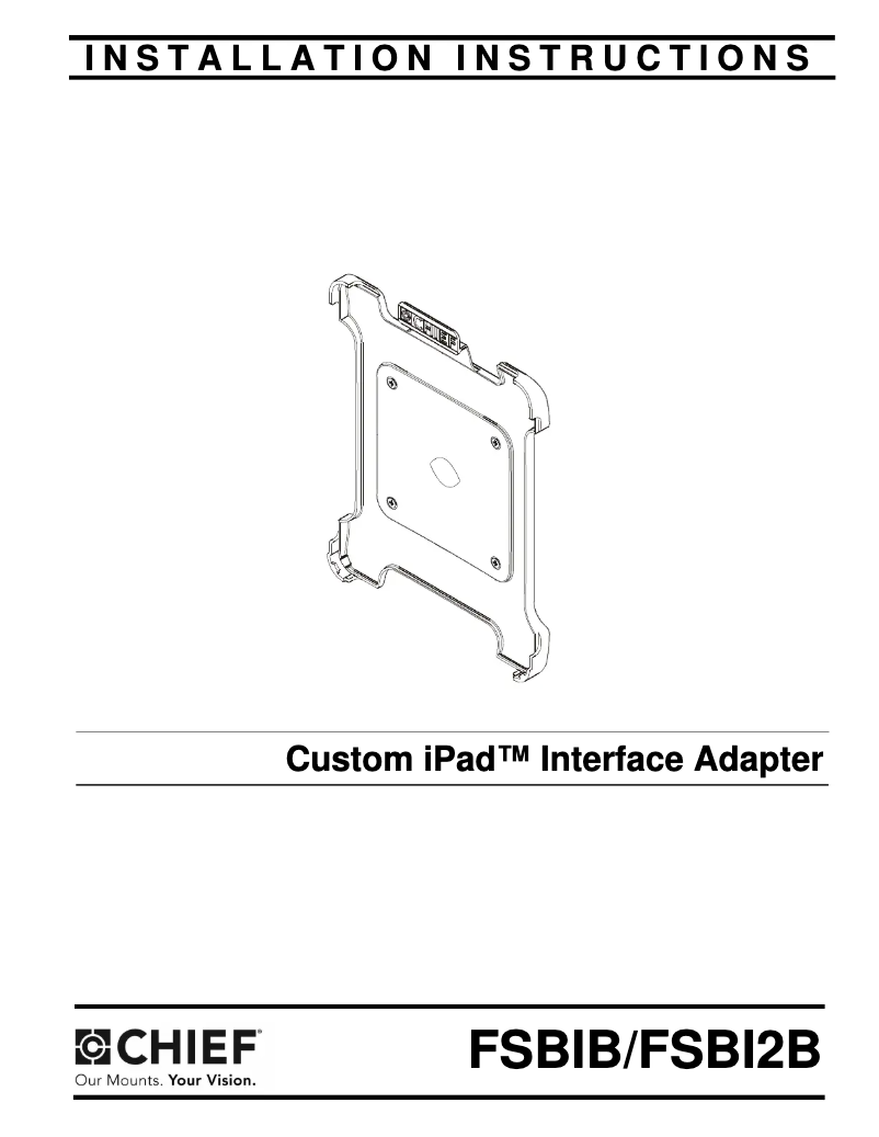 Image de la première page du manuel de l'appareil FSBI2B