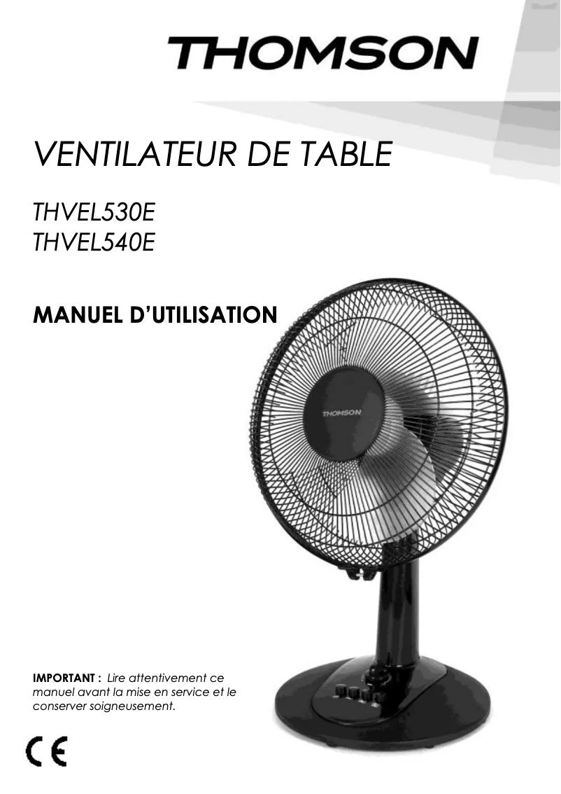 Página 1 del manual Manual de usuario Thomson THVEL530E