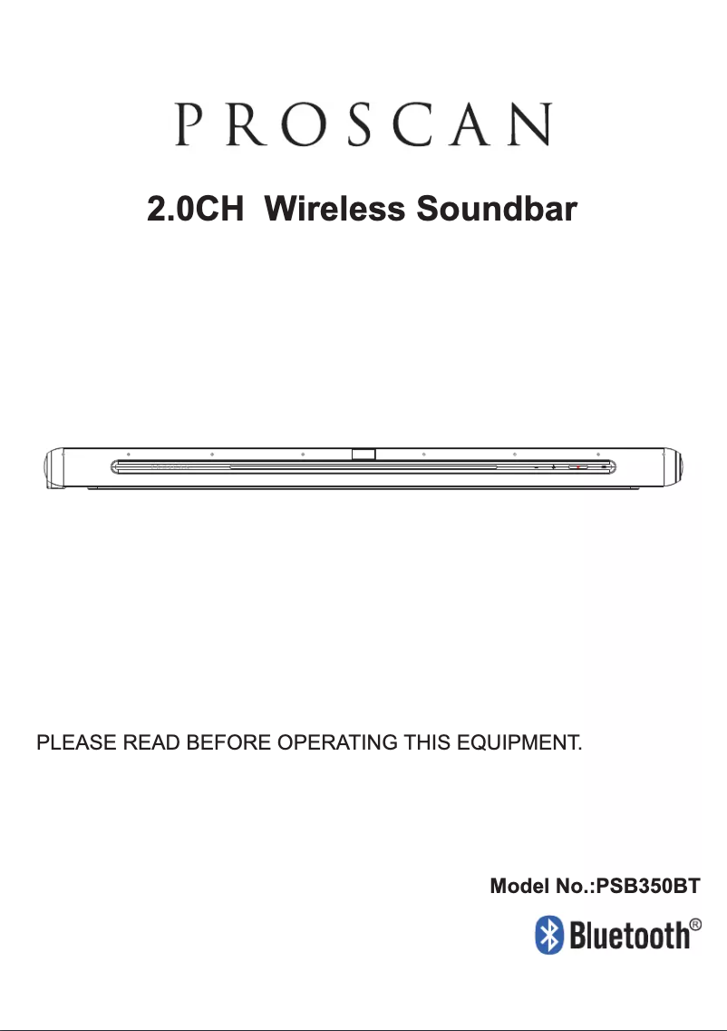 Image de la première page du manuel de l'appareil PSB350BT