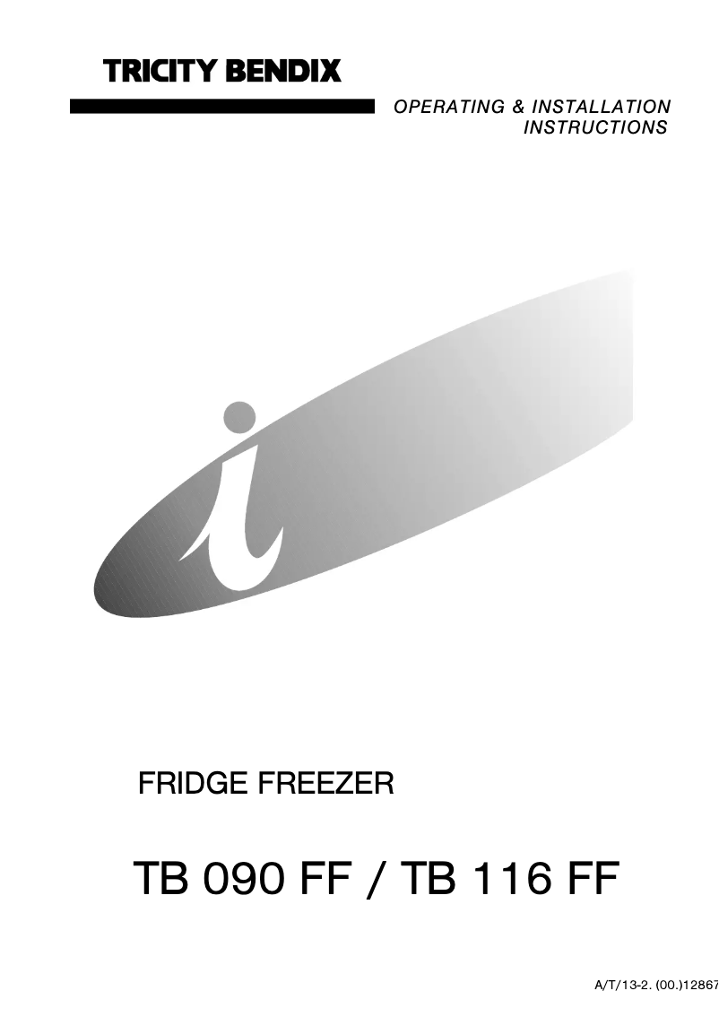 Image de la première page du manuel de l'appareil TB116FF