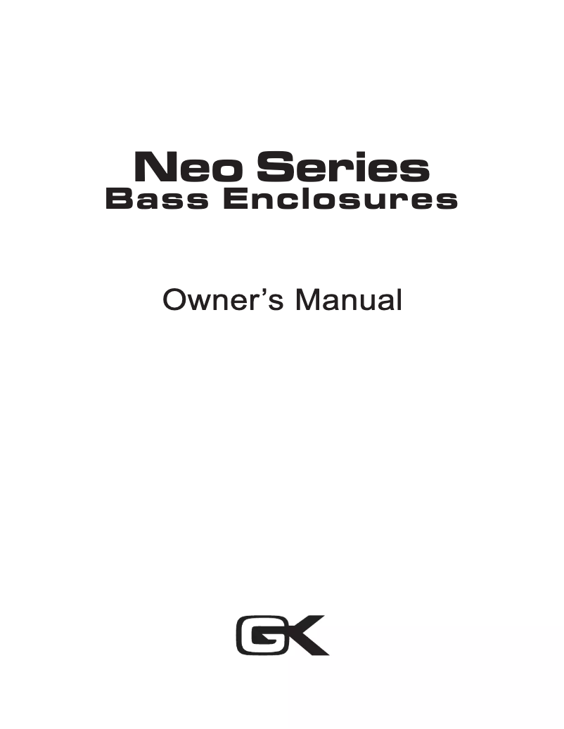 Image de la première page du manuel de l'appareil Neo 115-III