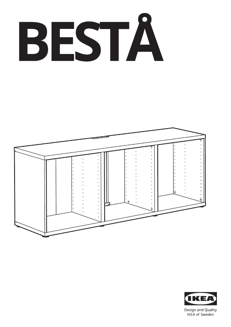 Page 1 de la notice Manuel utilisateur Ikea BESTÅ 005.660.36
