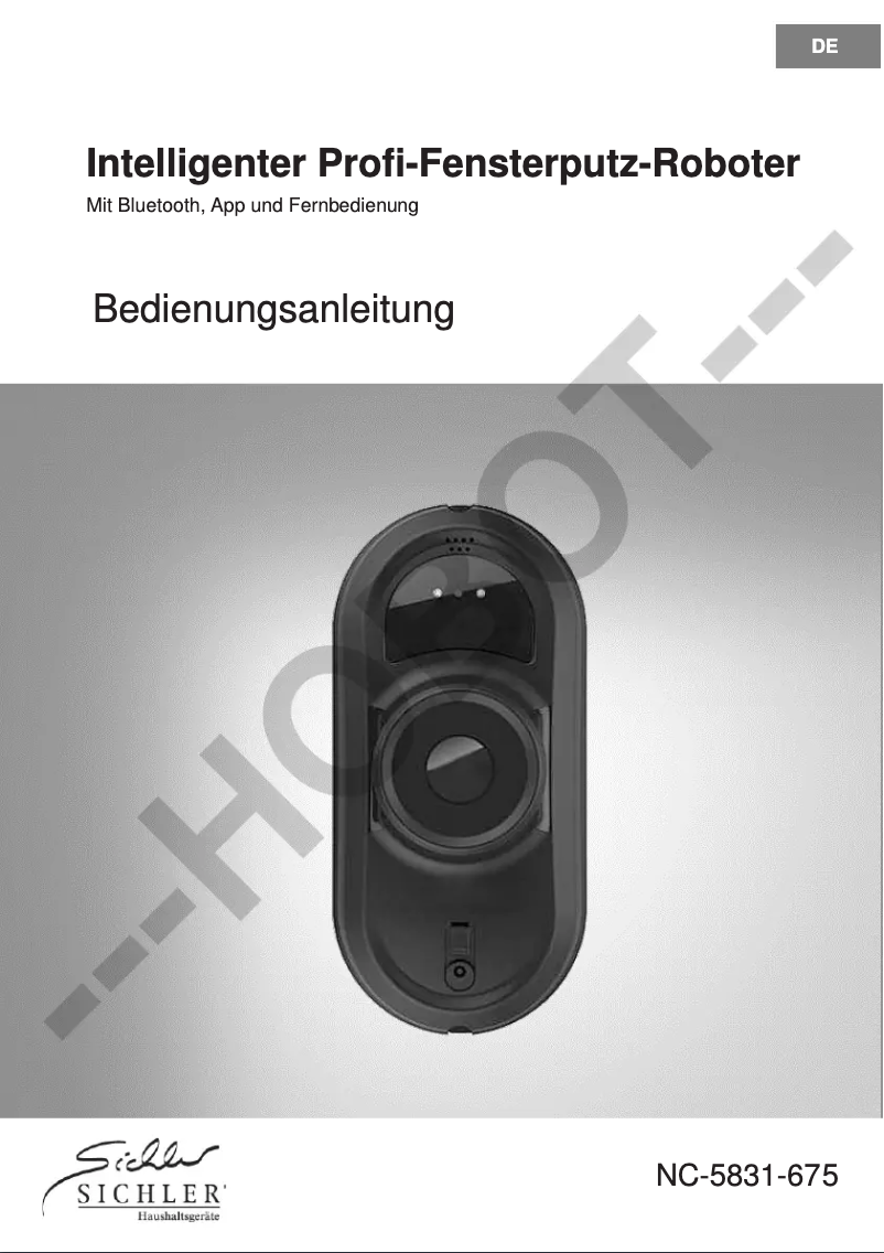 Page n°1 - Manuel utilisateur Hobot 198