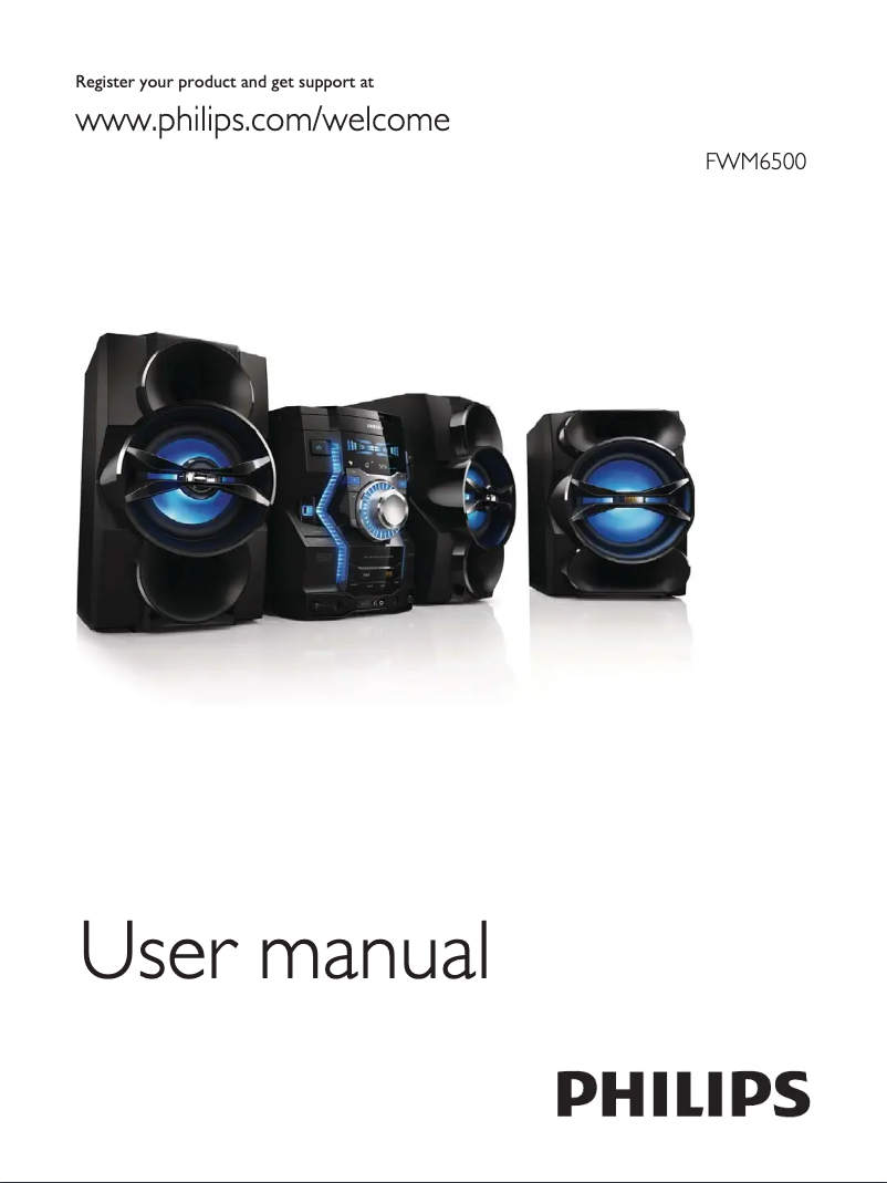 Image de la première page du manuel de l'appareil FWM6500X