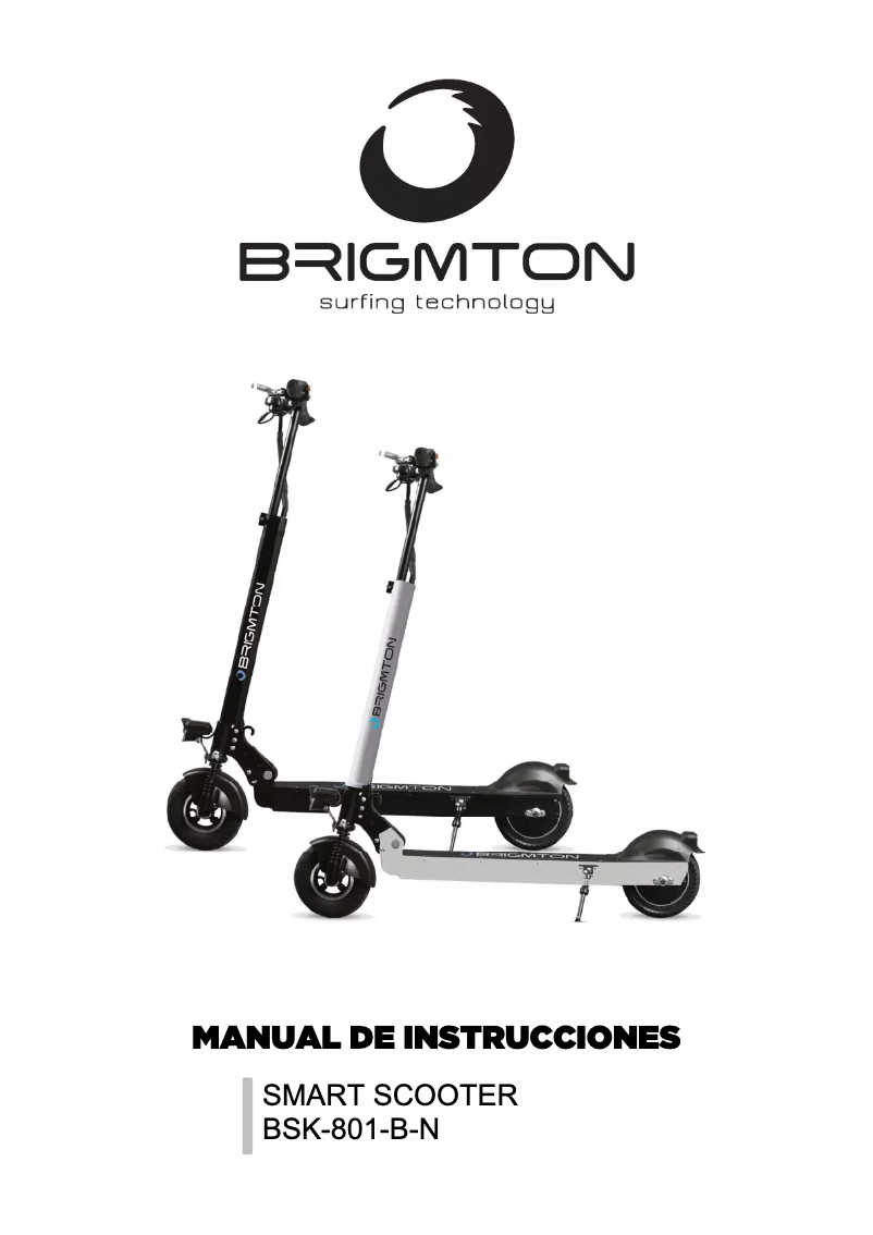 Image de la première page du manuel de l'appareil BSK-801