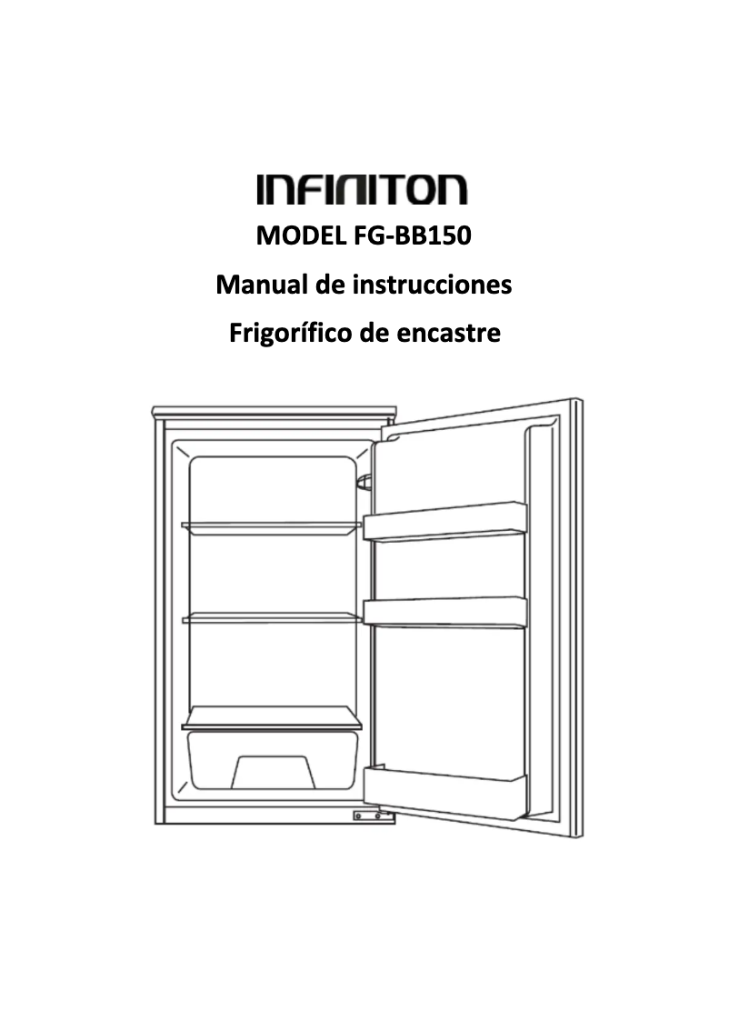 Page n°1 - Manuel utilisateur Infiniton FG-BB150