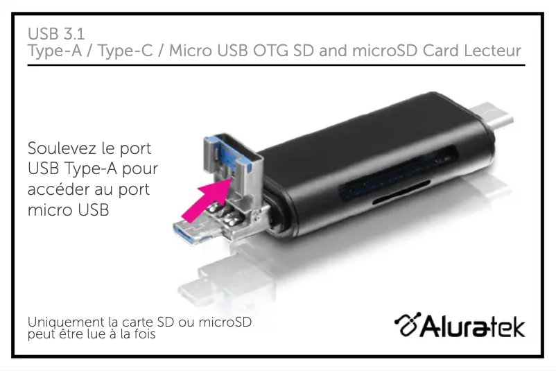 Page n°1 - Manuel utilisateur Aluratek AUCRC300F