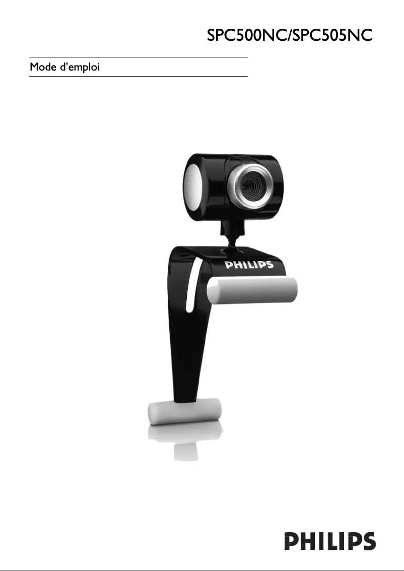 Page 1 de la notice Manuel utilisateur Philips SPC500NC
