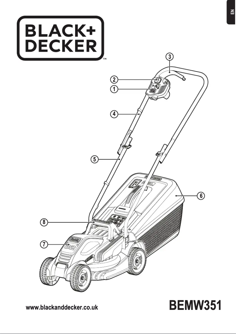 Page n°1 - Manuel utilisateur Black & Decker BEMW351-GB