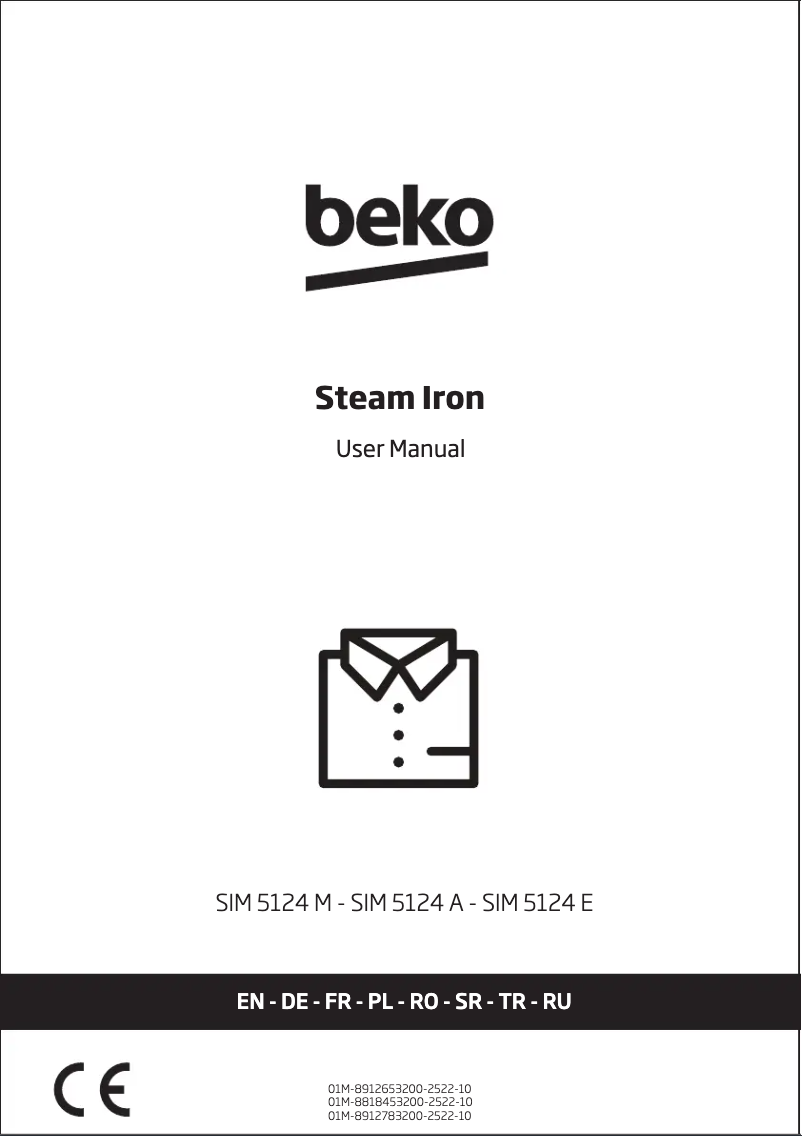 Page 1 de la notice Manuel utilisateur Beko SIM 5124 E