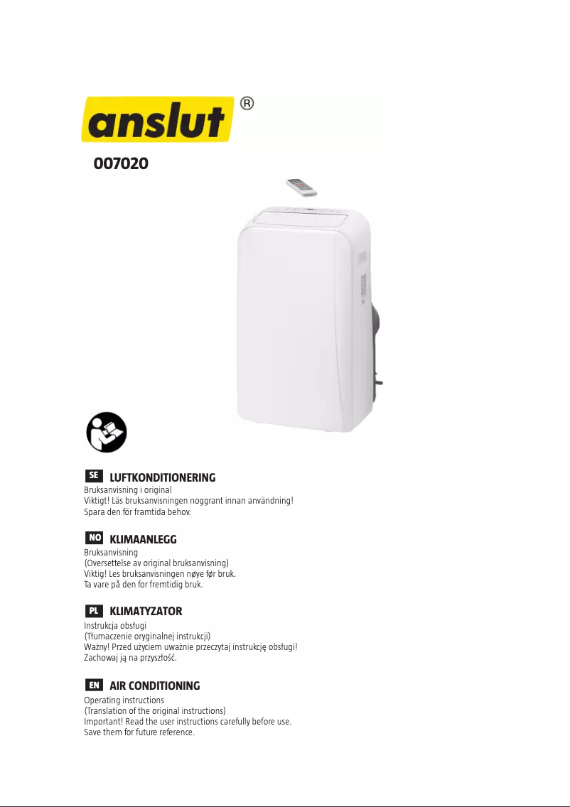 Image de la première page du manuel de l'appareil 007-020