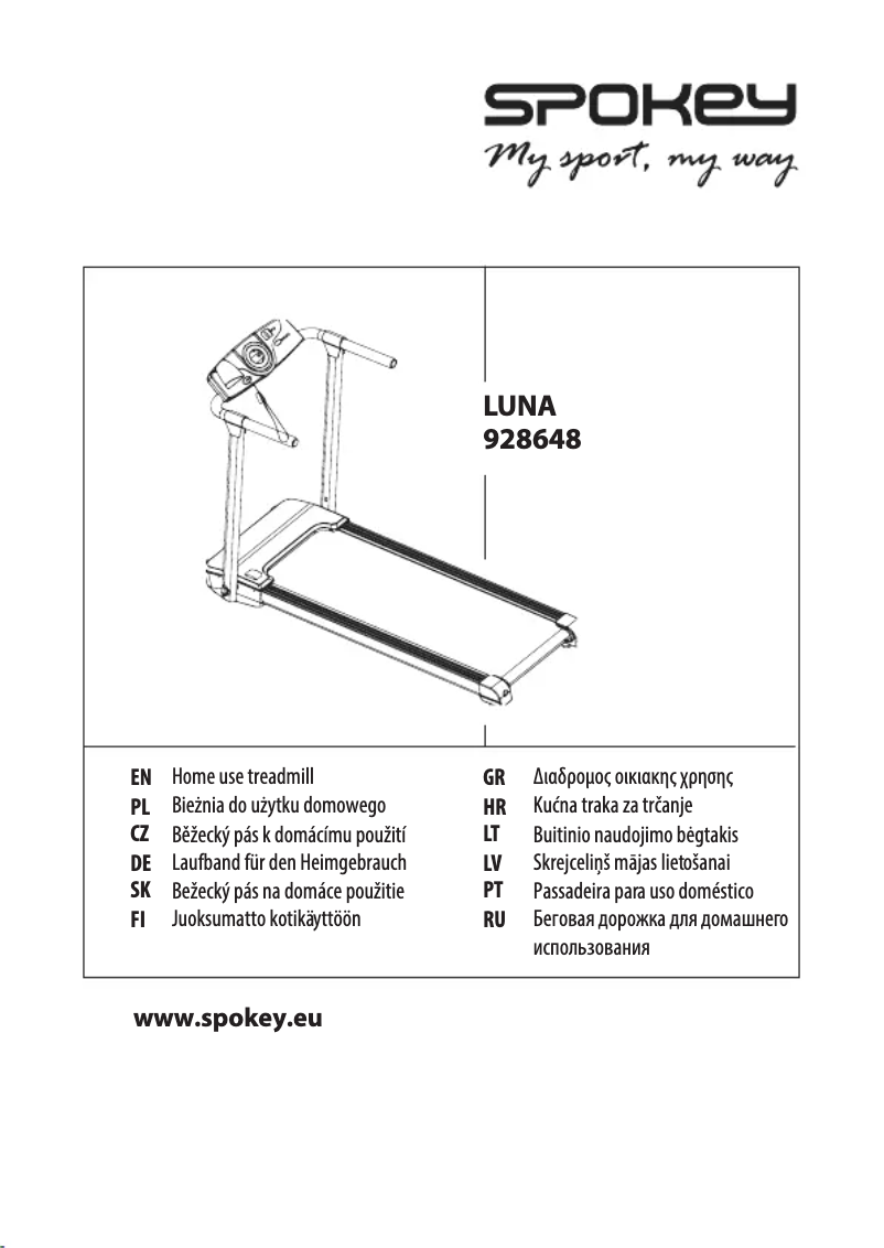 Image de la première page du manuel de l'appareil Luna