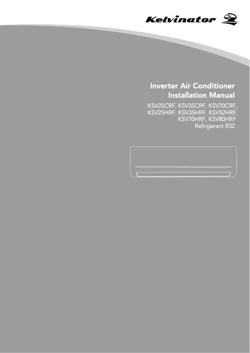 Image de la première page du manuel de l'appareil KSV25HRF