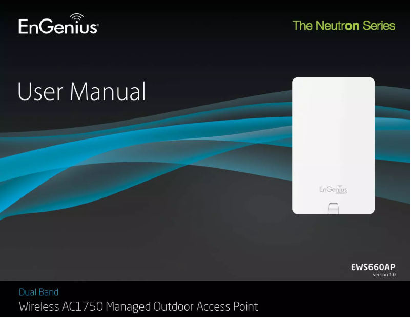 Image de la première page du manuel de l'appareil EWS660AP