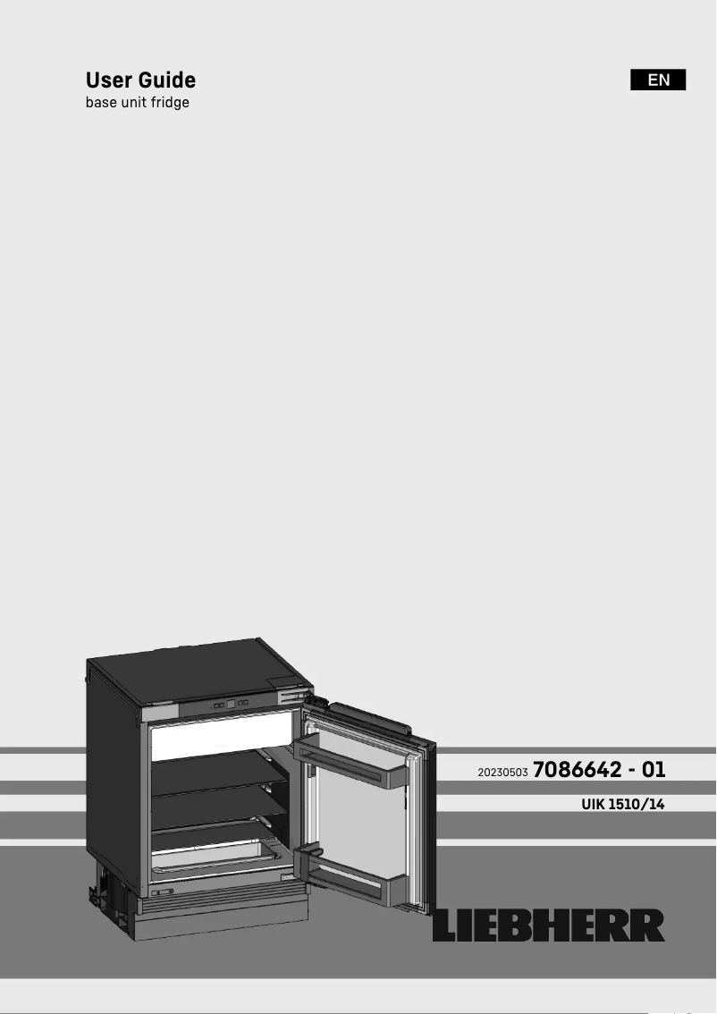 Page n°1 - Manuel utilisateur Liebherr SUIK 1510