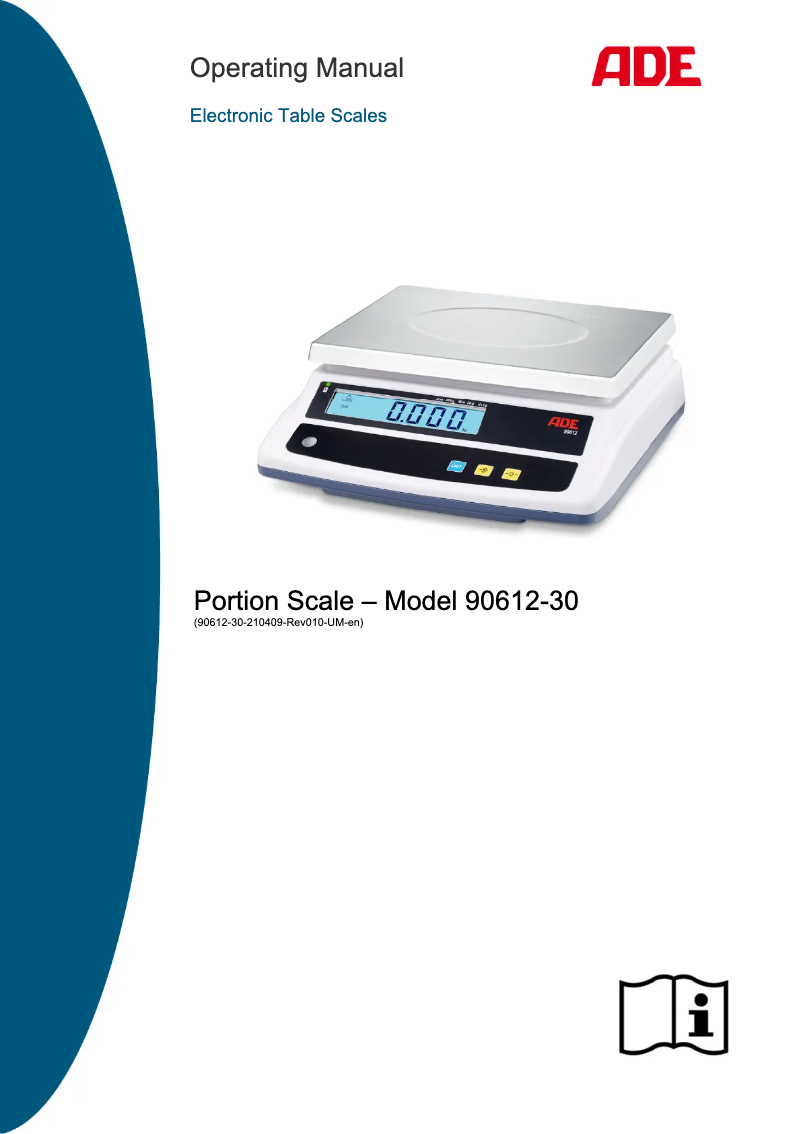 Image de la première page du manuel de l'appareil 90612-30