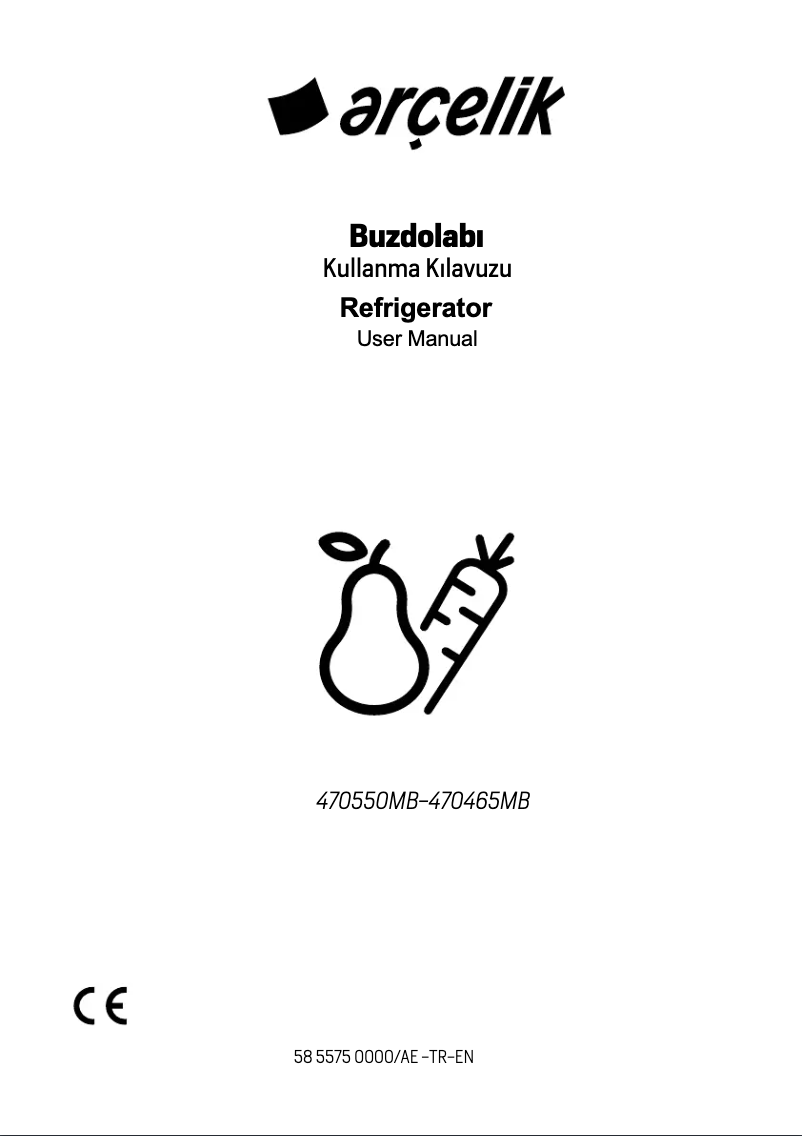 Page n°1 - Manuel utilisateur Arçelik 470550 MB