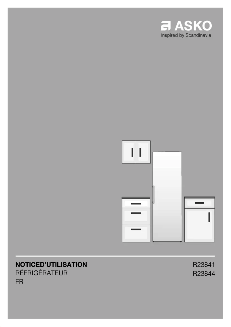 Image de la première page du manuel de l'appareil R23841W