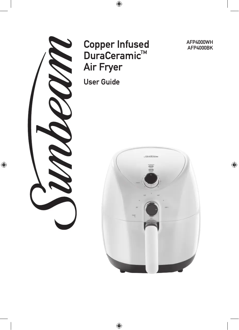 Page 1 de la notice Manuel utilisateur Sunbeam DuraCeramic AFP4000BK