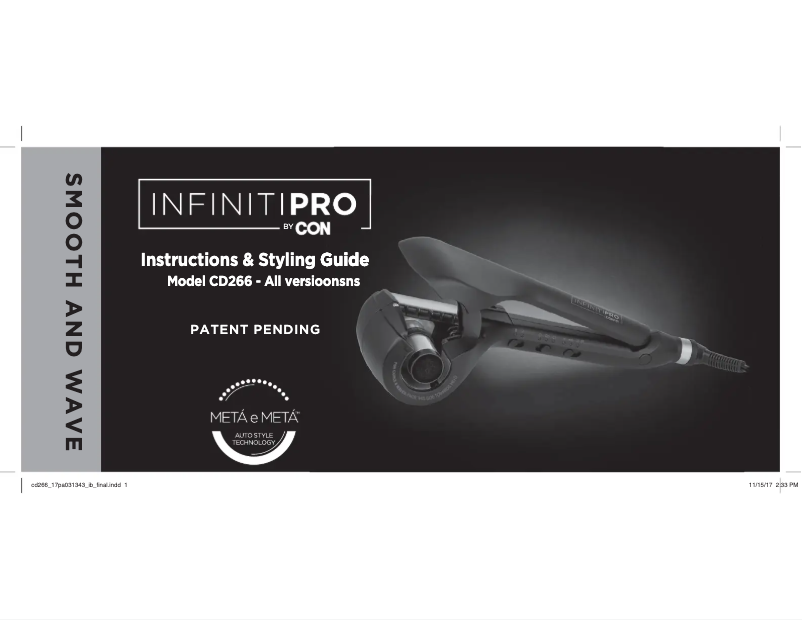 Imagen de la primera página del manual del dispositivo CD266