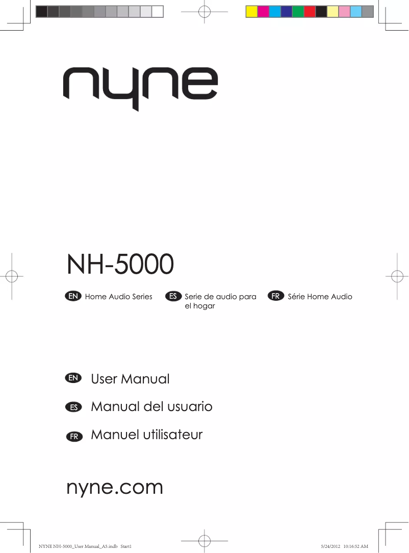 Page n°1 - Manuel utilisateur NYNE NH-5000
