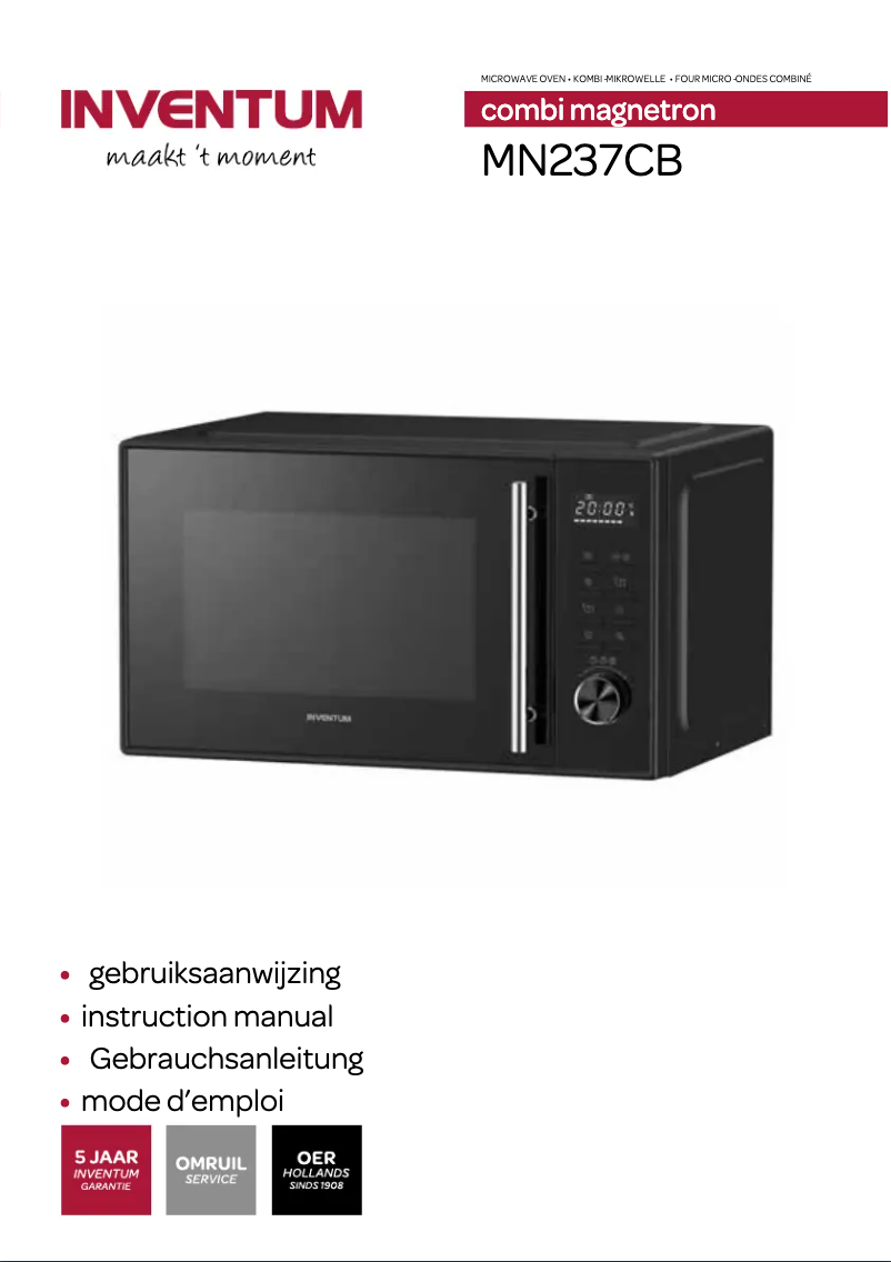 Image de la première page du manuel de l'appareil MN237CB