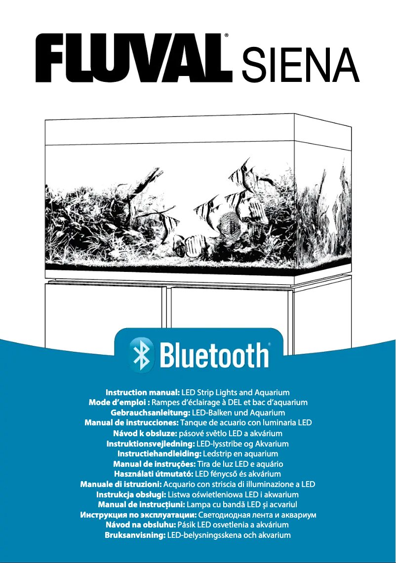 Page 1 de la notice Manuel utilisateur Fluval Siena