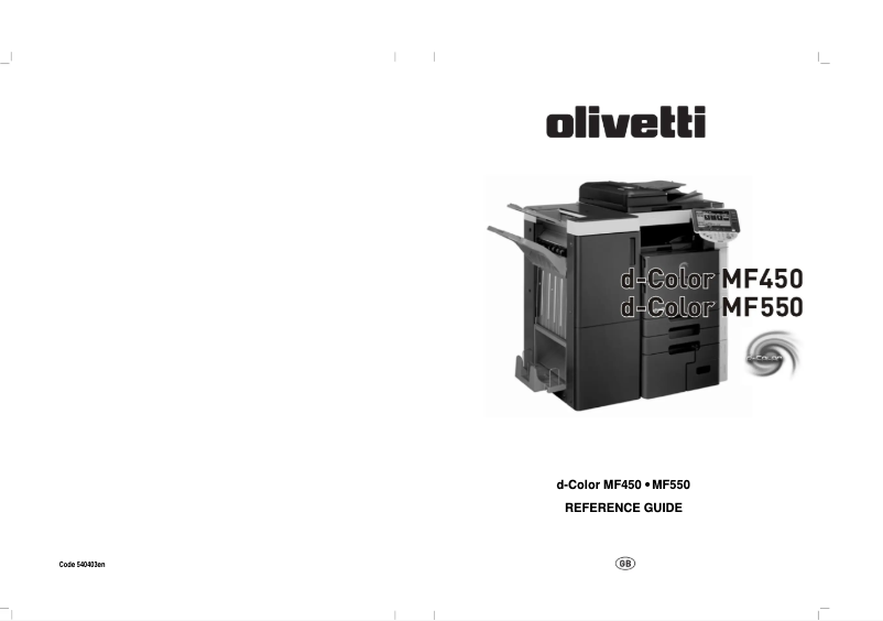 Página 1 del manual Manual de usuario Olivetti d-Color MF450
