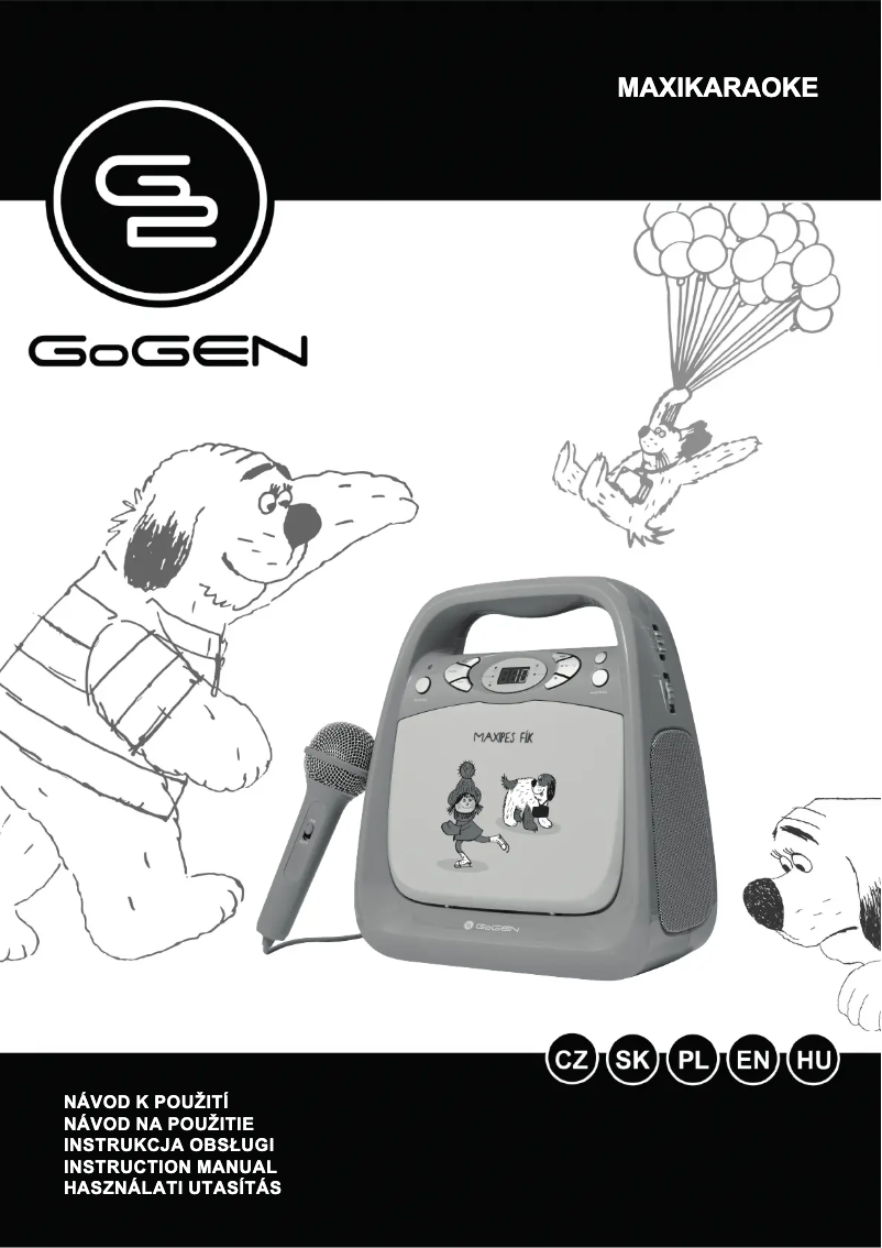Page n°1 - Manuel utilisateur GoGen Maxi Karaoke