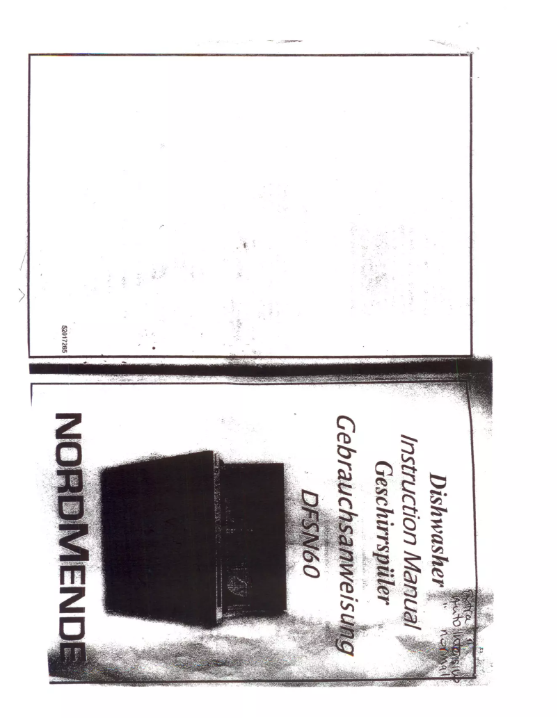 Page n°1 - Manuel utilisateur Nordmende DFS600