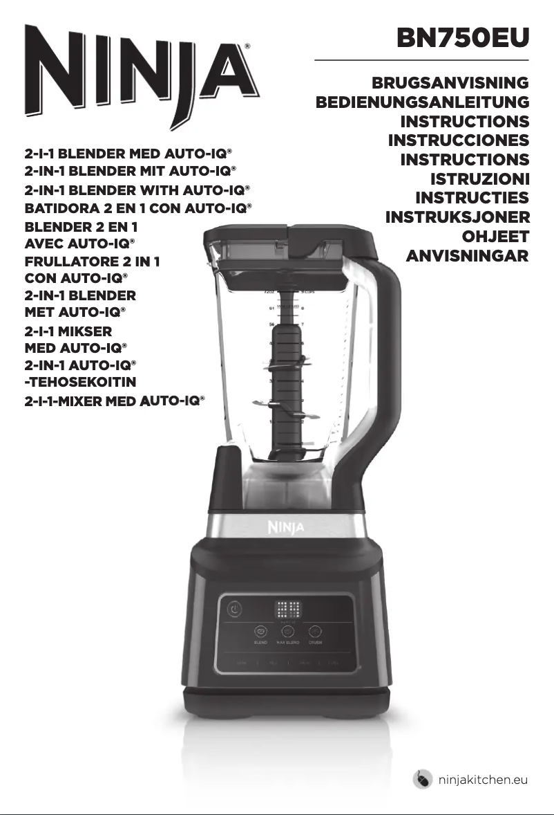 Image de la première page du manuel de l'appareil Auto-iQ BN750EU