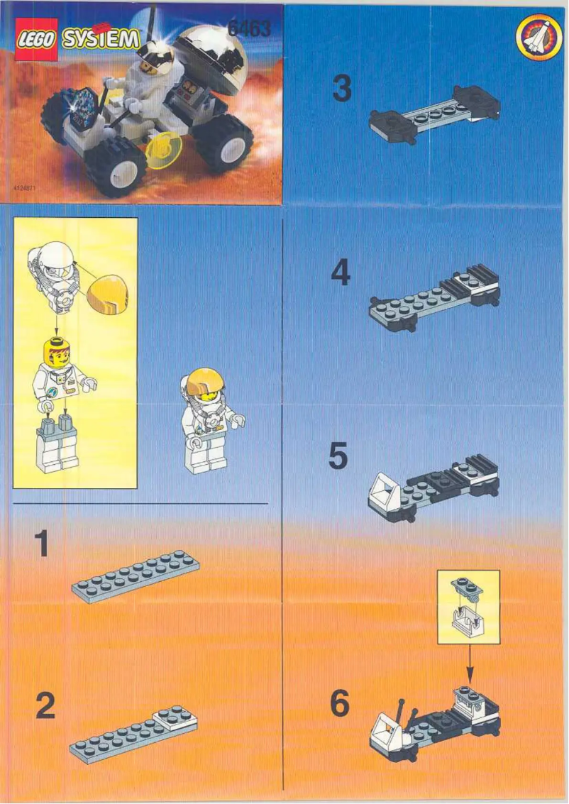 Page 1 de la notice Manuel utilisateur Lego System 6463